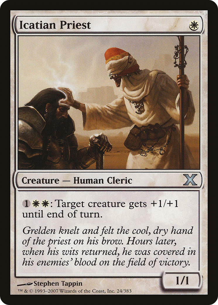 Icatian Priest (024) - Tenth Edition