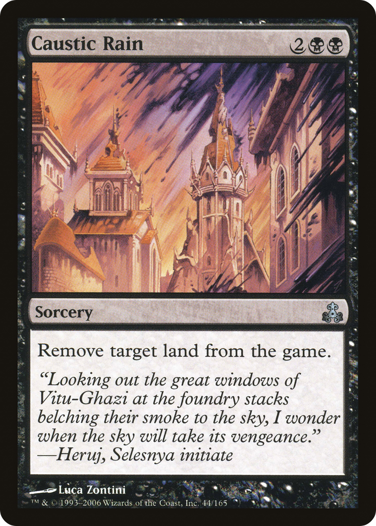 Caustic Rain (044) Foil - Guildpact