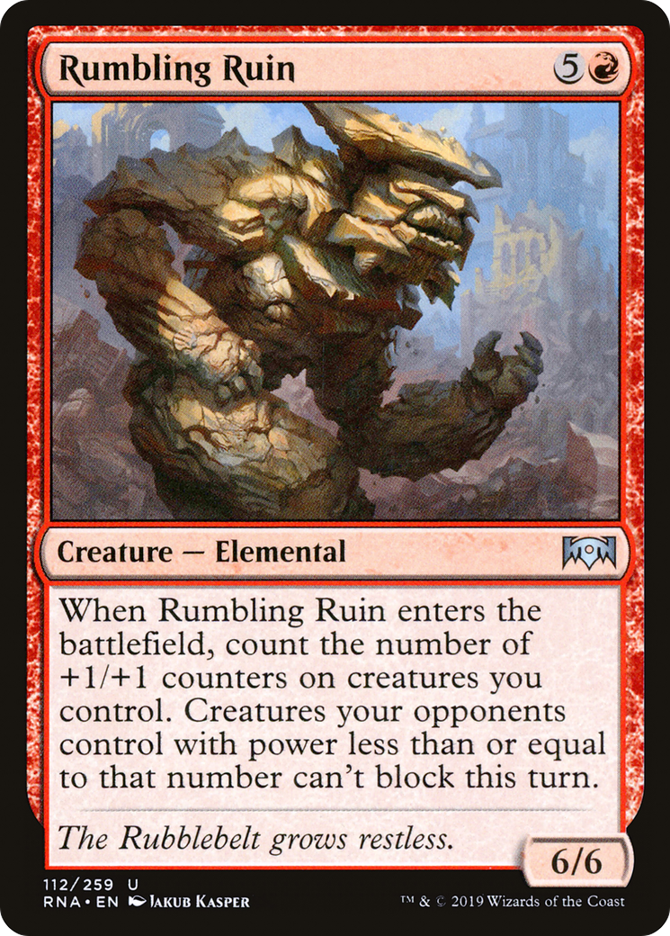 Rumbling Ruin (112) - Ravnica Allegiance
