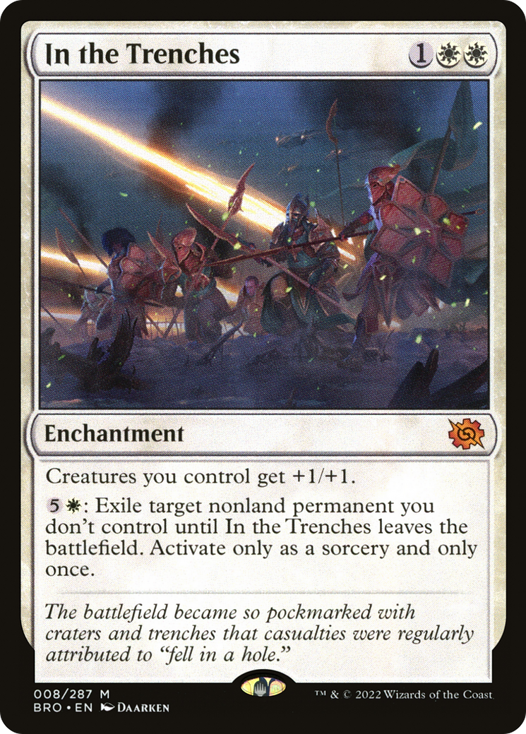 In the Trenches (008) Foil - The Brothers' War