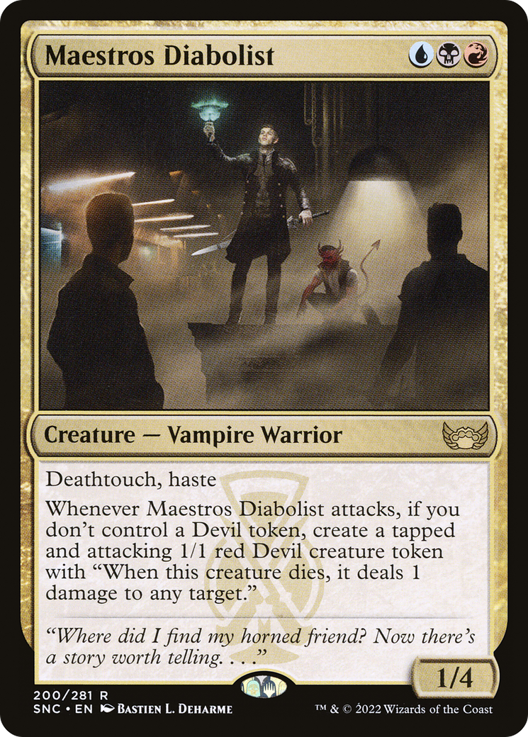 Maestros Diabolist (200) Foil - Streets of New Capenna