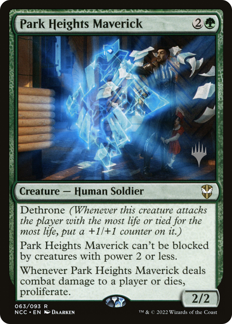 Park Heights Maverick (063) Foil - New Capenna Commander Promos