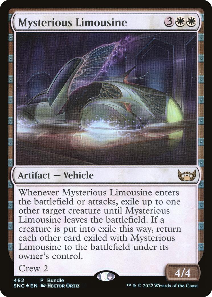 Mysterious Limousine (SNC Bundle) (462) Foil - Streets of New Capenna