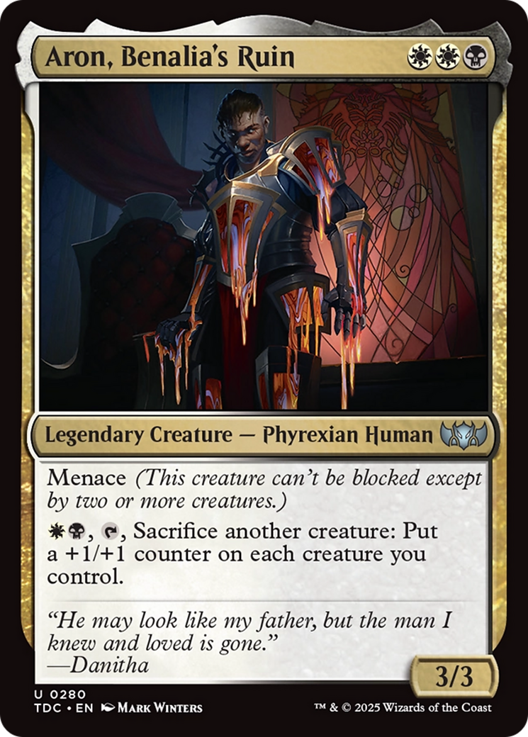 Aron, Benalia's Ruin (280) - Commander: Tarkir: Dragonstorm