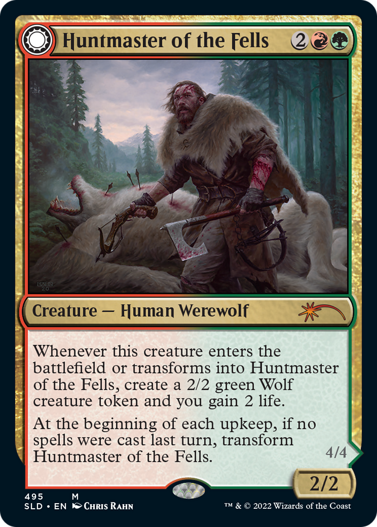 Huntmaster of the Fells // Ravager of the Fells (495) - Secret Lair Drop