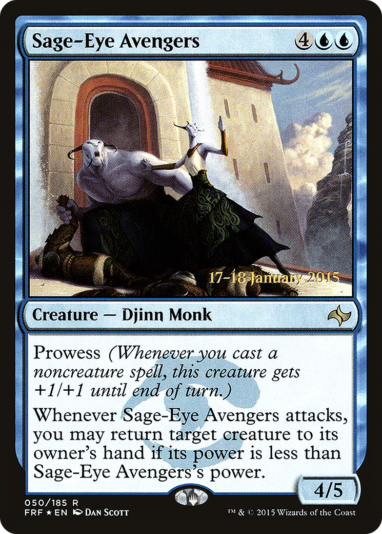 Sage-Eye Avengers (050) Foil - Fate Reforged Promos