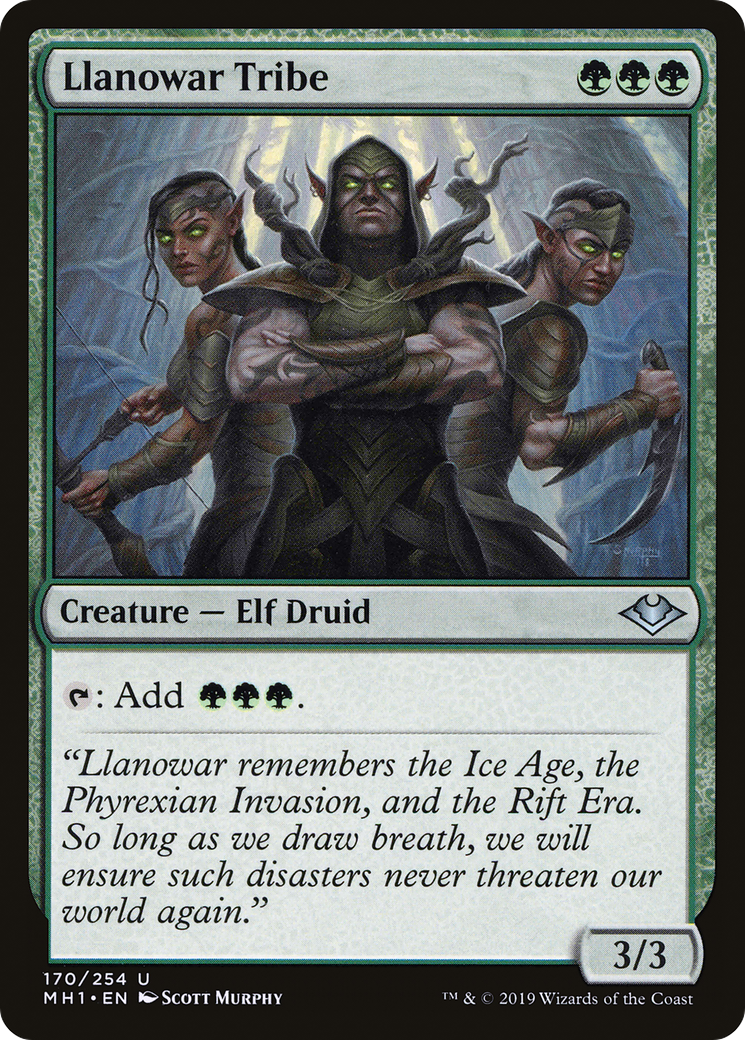 Llanowar Tribe (170) - Modern Horizons