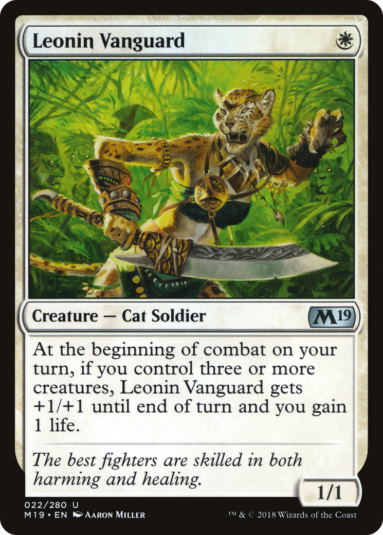Leonin Vanguard (022) - Core Set 2019