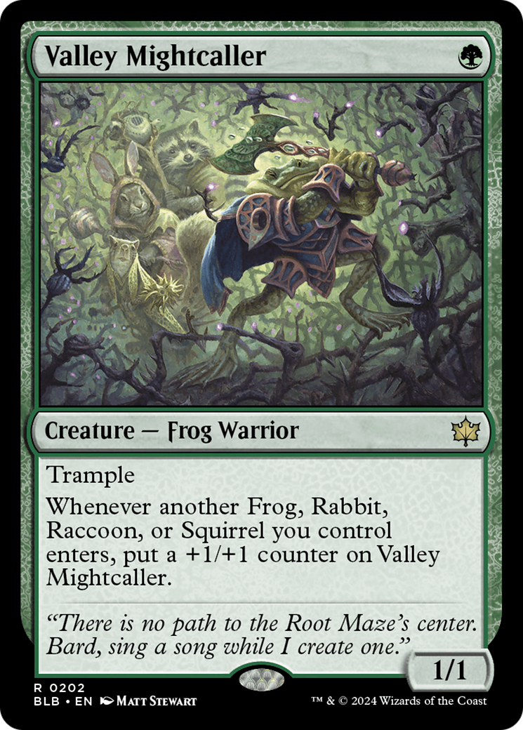 Valley Mightcaller (202) - Bloomburrow