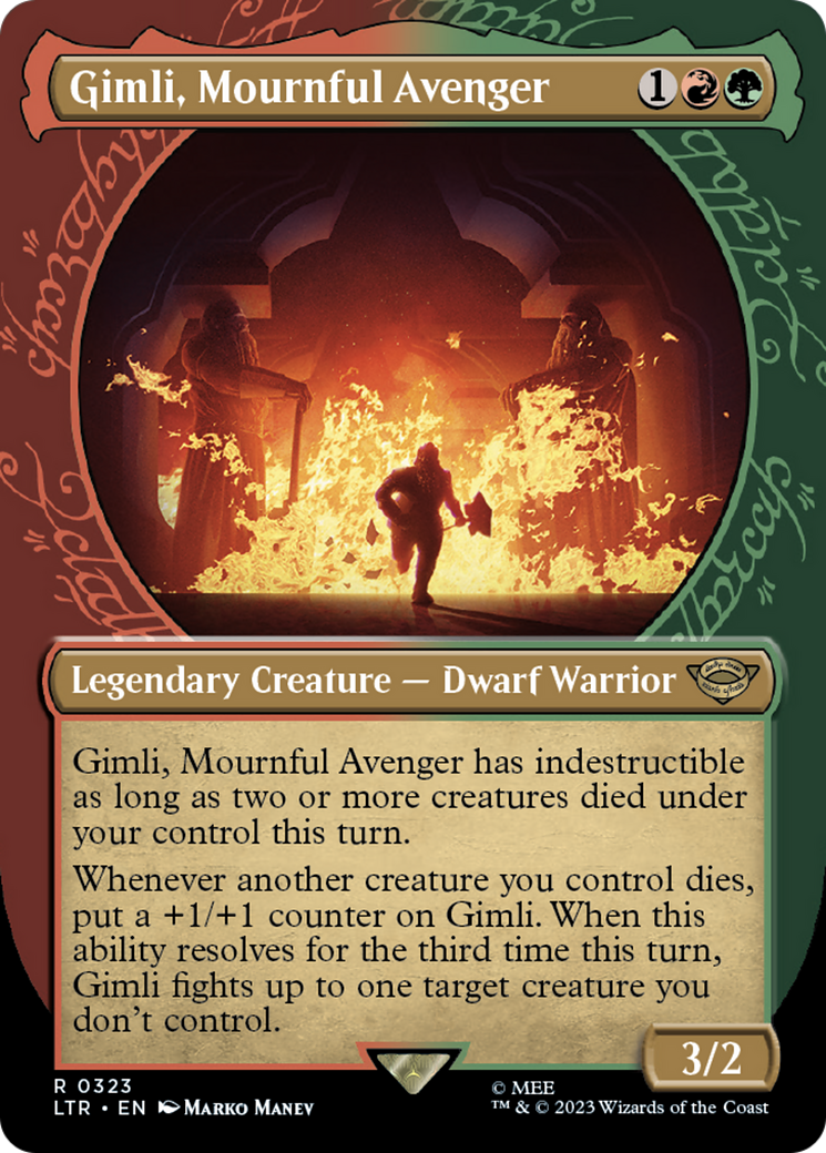 Gimli, Mournful Avenger (Showcase) (323) - The Lord of the Rings: Tales of Middle-earth