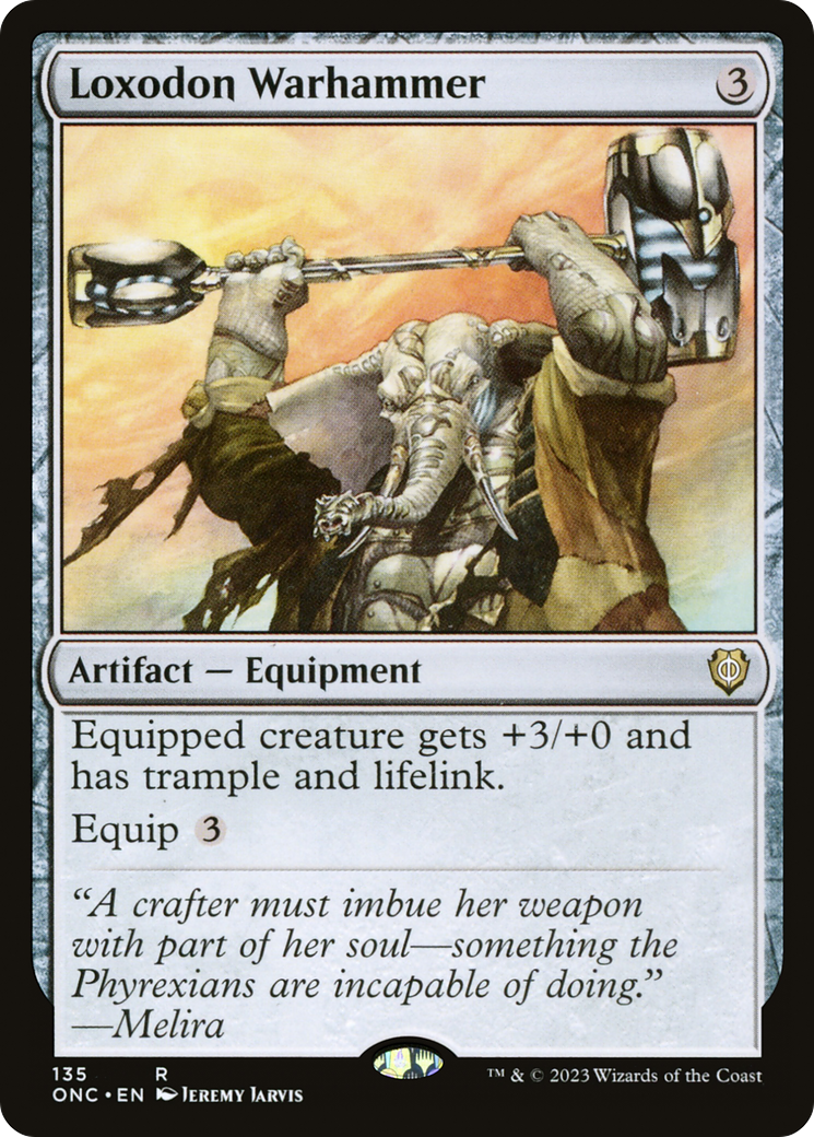 Loxodon Warhammer (135) - Phyrexia: All Will Be One Commander