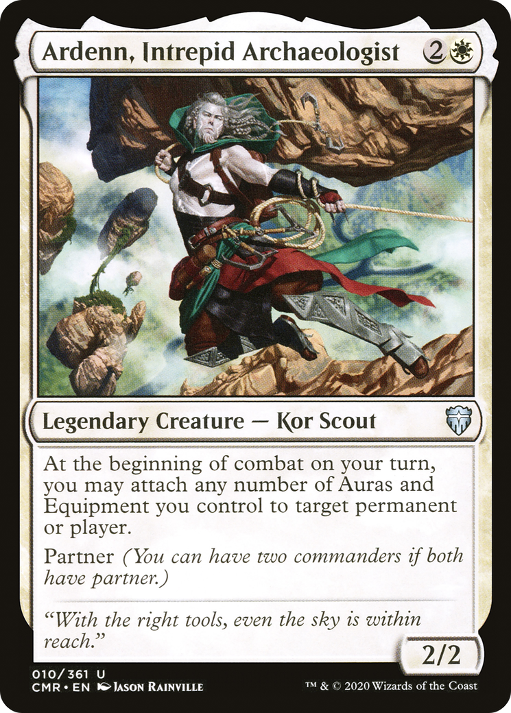 Ardenn, Intrepid Archaeologist (010) Foil - Commander Legends