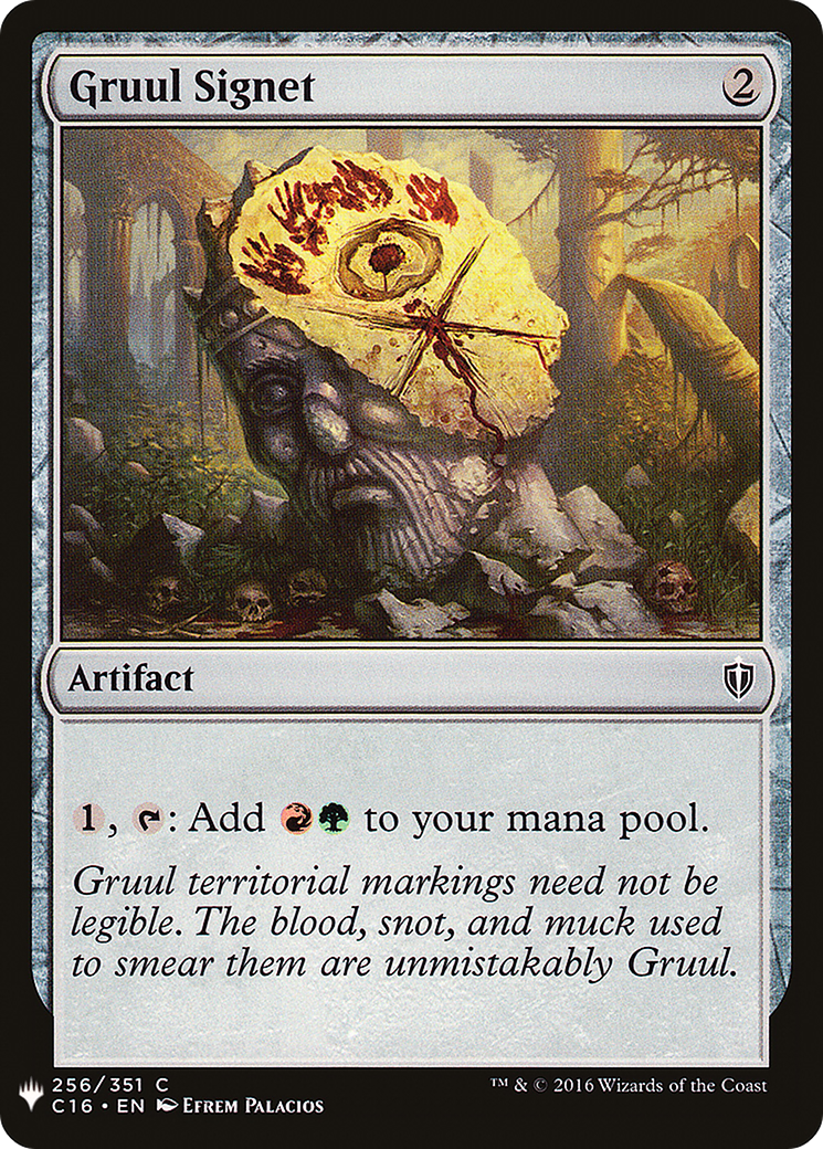 Gruul Signet (C16-256) - The List