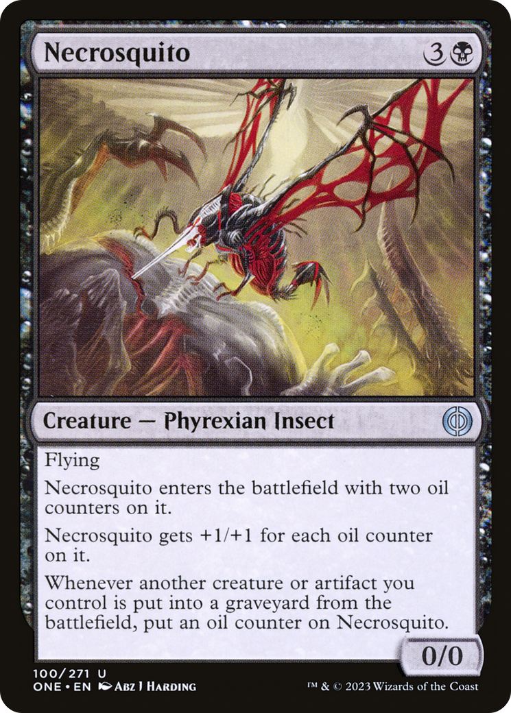 Necrosquito (100) Foil - Phyrexia: All Will Be One