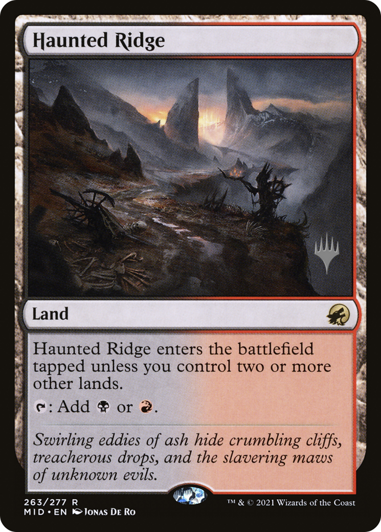 Haunted Ridge (263p) Foil - Innistrad: Midnight Hunt Promos