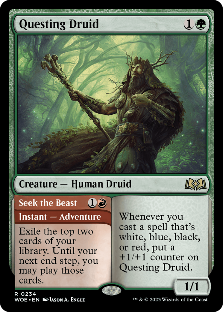 Questing Druid (234) - Wilds of Eldraine