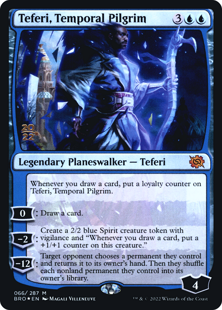 Teferi, Temporal Pilgrim (066) Foil - The Brothers' War Promos
