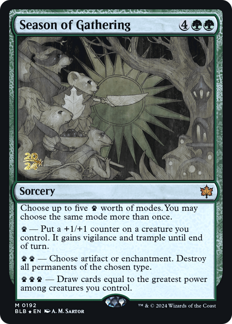 Season of Gathering Foil (192S)
