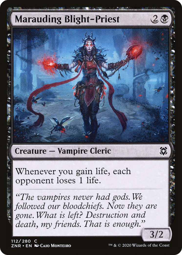 Marauding Blight-Priest (112) Foil - Zendikar Rising