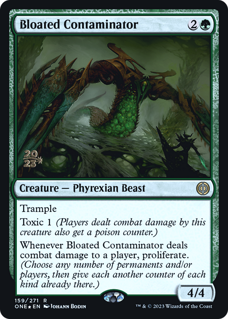 Bloated Contaminator (159s) Foil - Phyrexia: All Will Be One Promos
