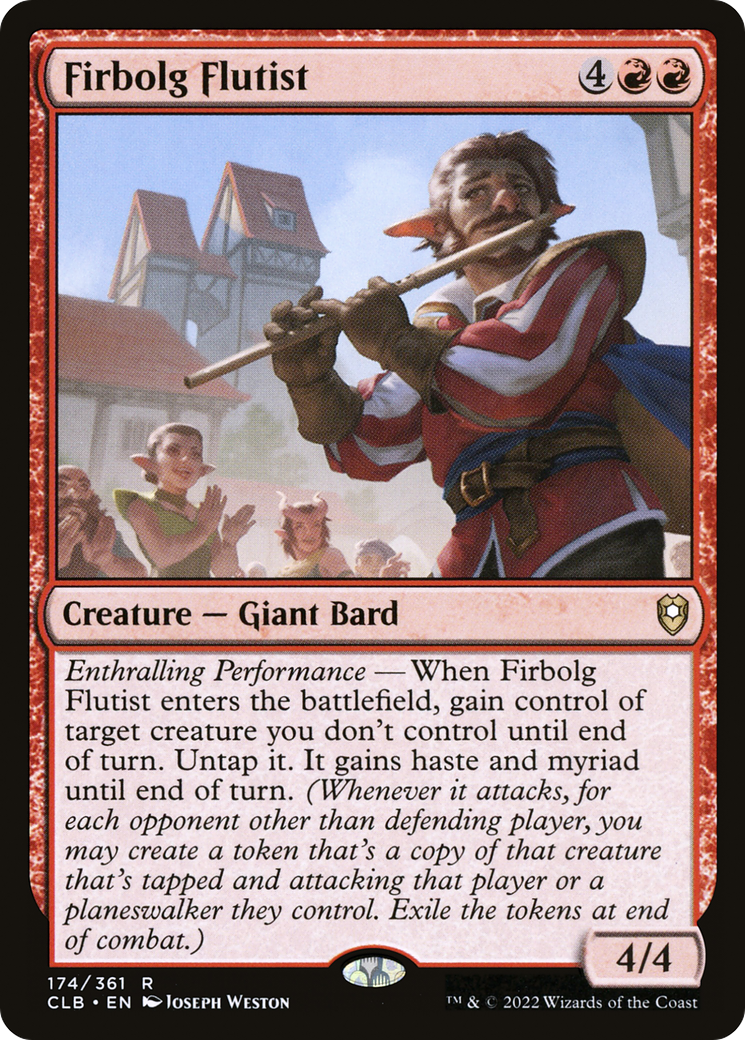 Firbolg Flutist (174) Foil - Commander Legends: Battle for Baldur's Gate
