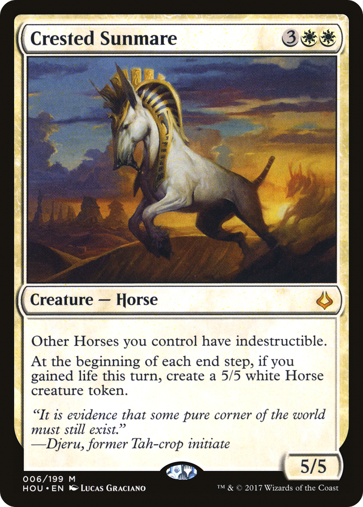Crested Sunmare (006) - Hour of Devastation
