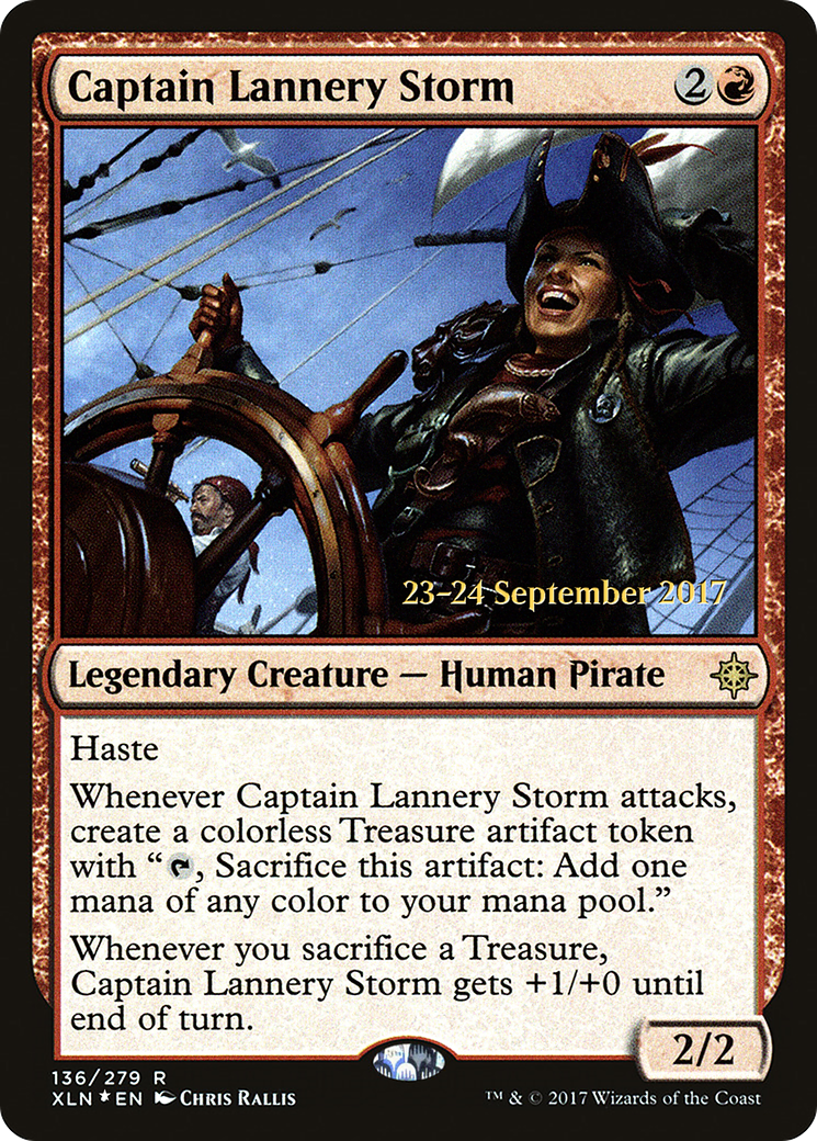 Captain Lannery Storm (136s) Foil - Ixalan Promos