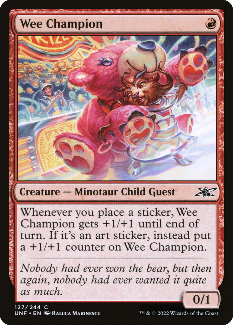 Wee Champion (127) - Unfinity