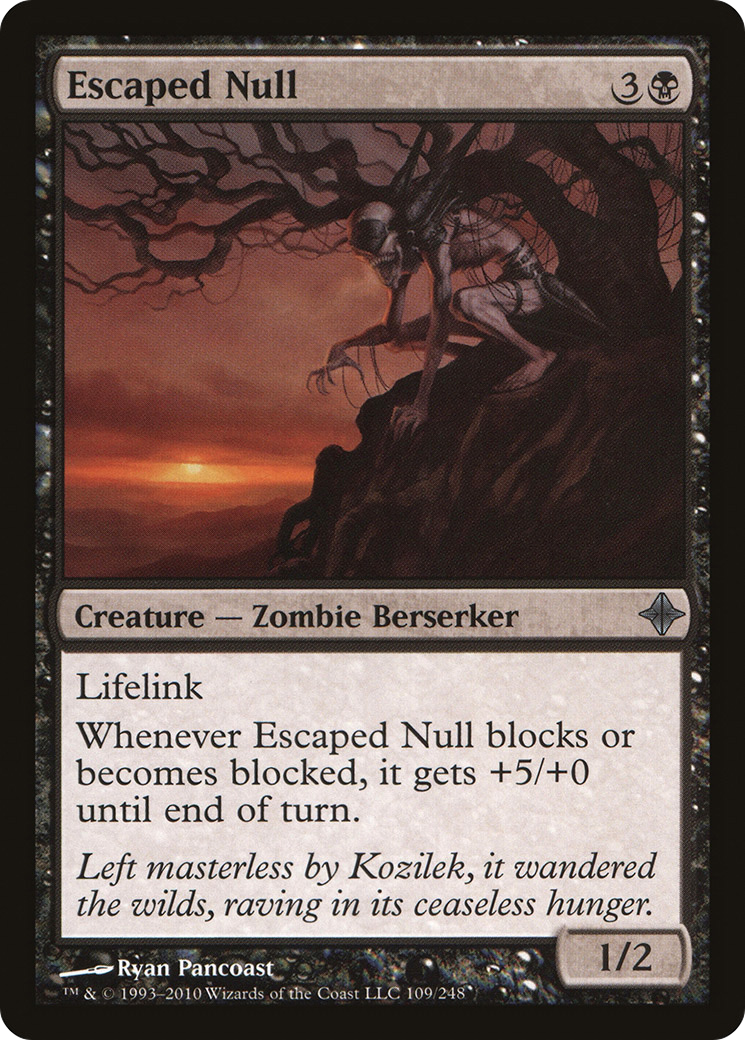 Escaped Null (109) Foil - Rise of the Eldrazi