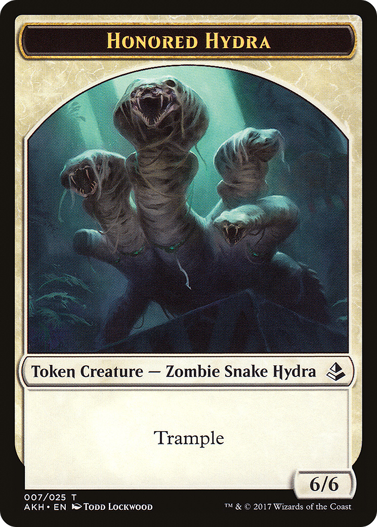 Honored Hydra Token (007) Foil - Amonkhet Tokens