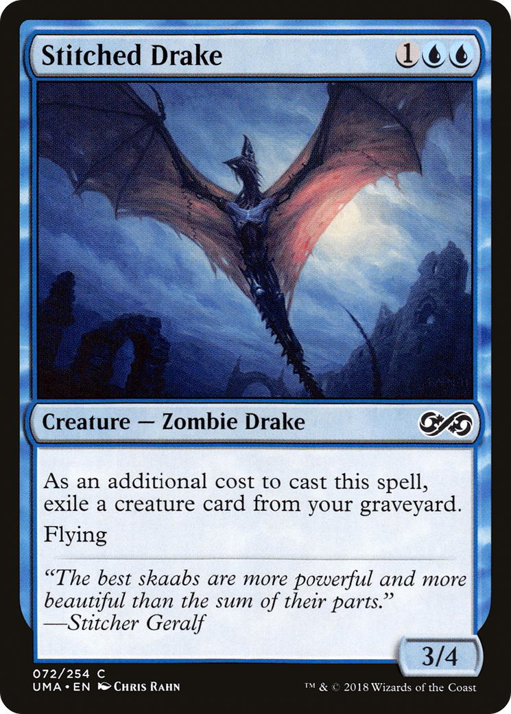 Stitched Drake (072) Foil - Ultimate Masters