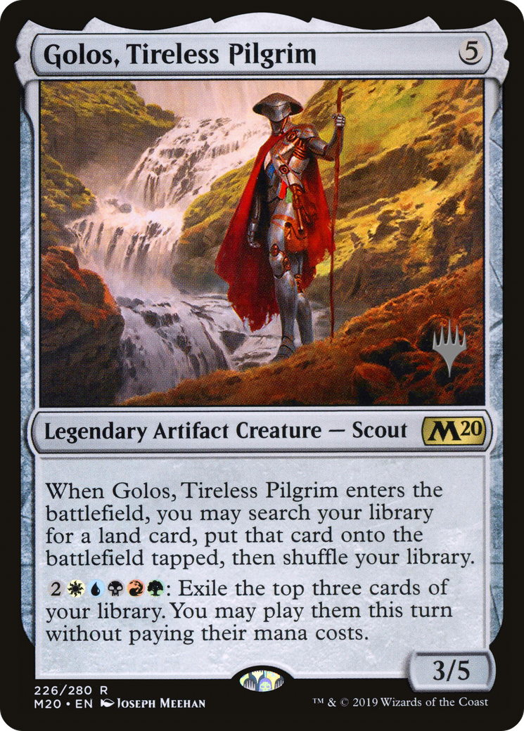 Golos, Tireless Pilgrim (226) Foil - Core Set 2020 Promos