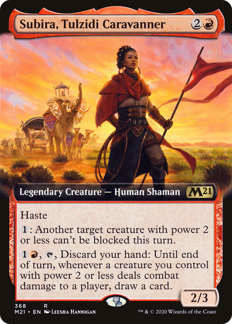 Subira, Tulzidi Caravanner (Extended Art) (368) - Core Set 2021