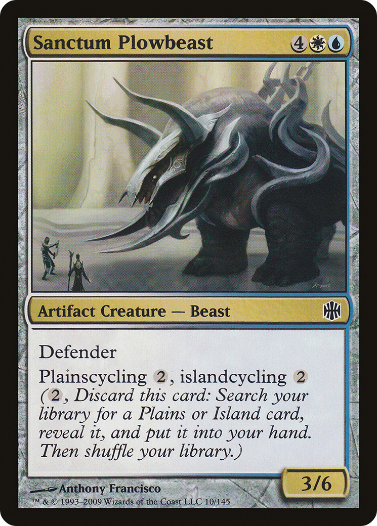 Sanctum Plowbeast (010) - Alara Reborn