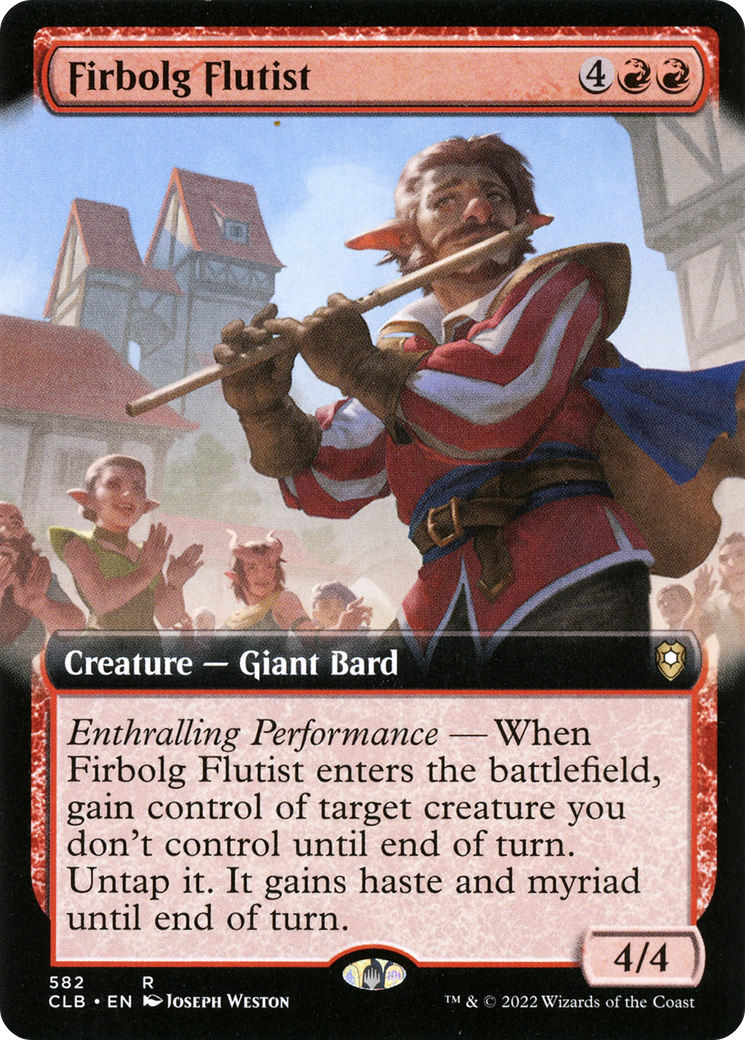 Firbolg Flutist (Extended Art) (582) - Commander Legends: Battle for Baldur's Gate