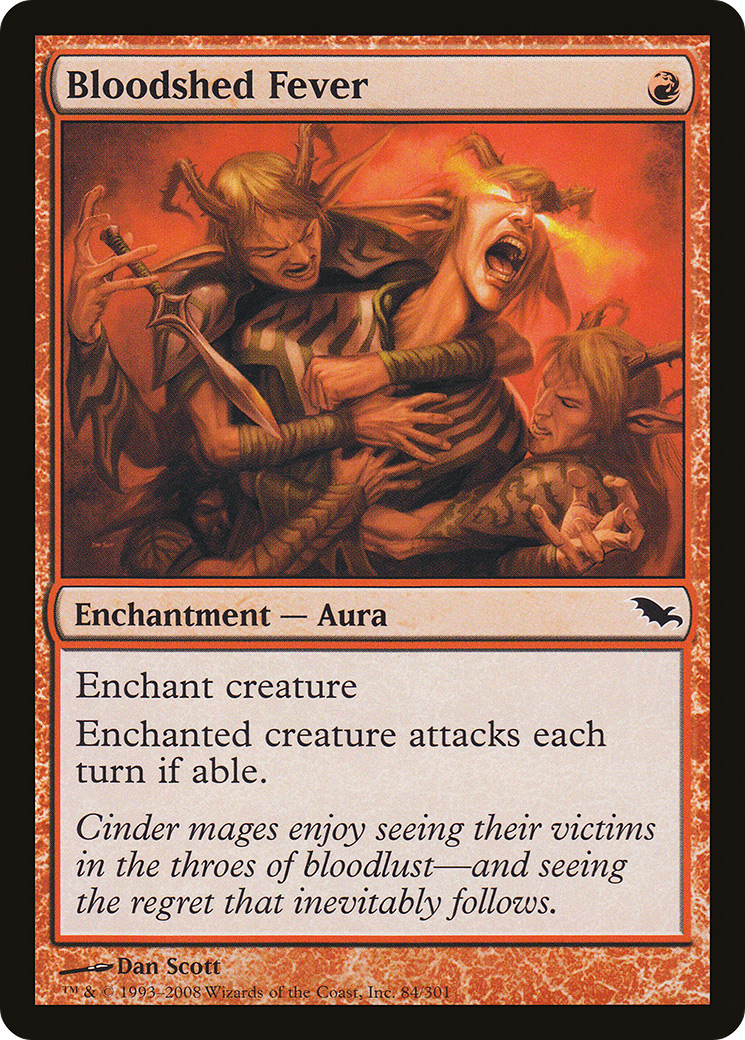 Bloodshed Fever (084) Foil - Shadowmoor
