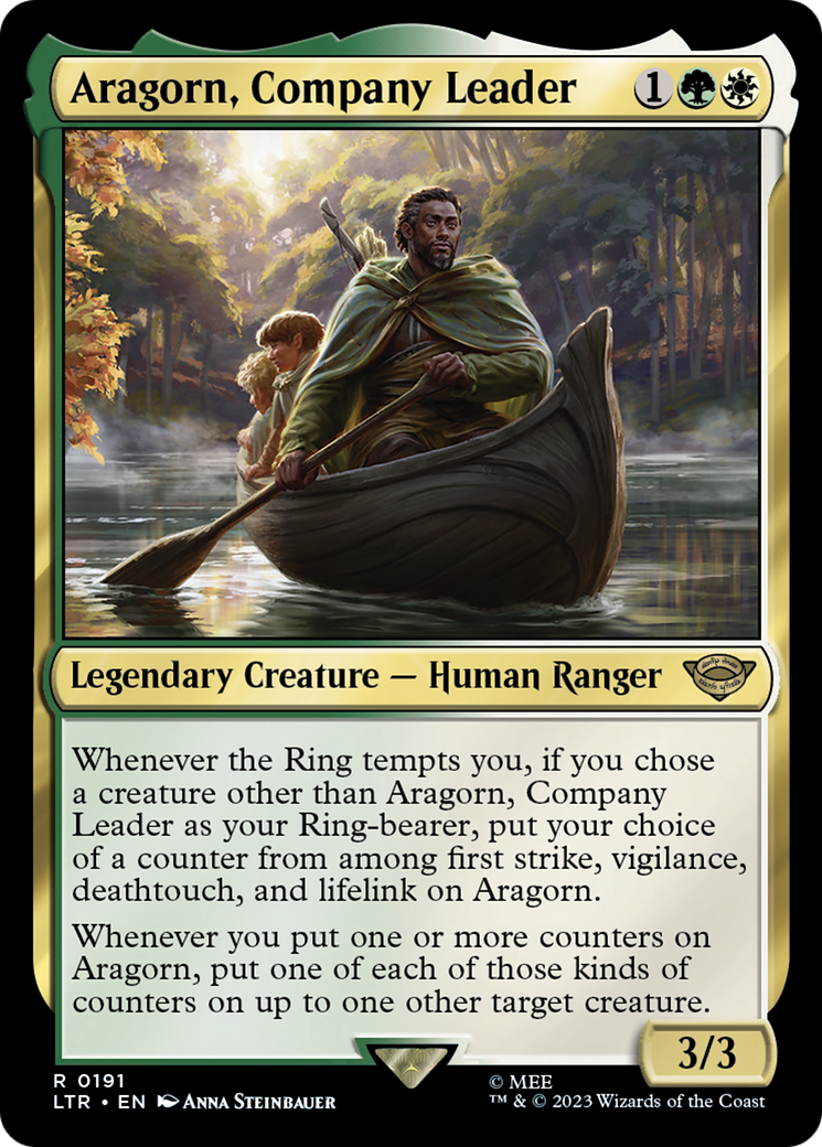 Aragorn, Company Leader (191) Foil - The Lord of the Rings: Tales of Middle-earth