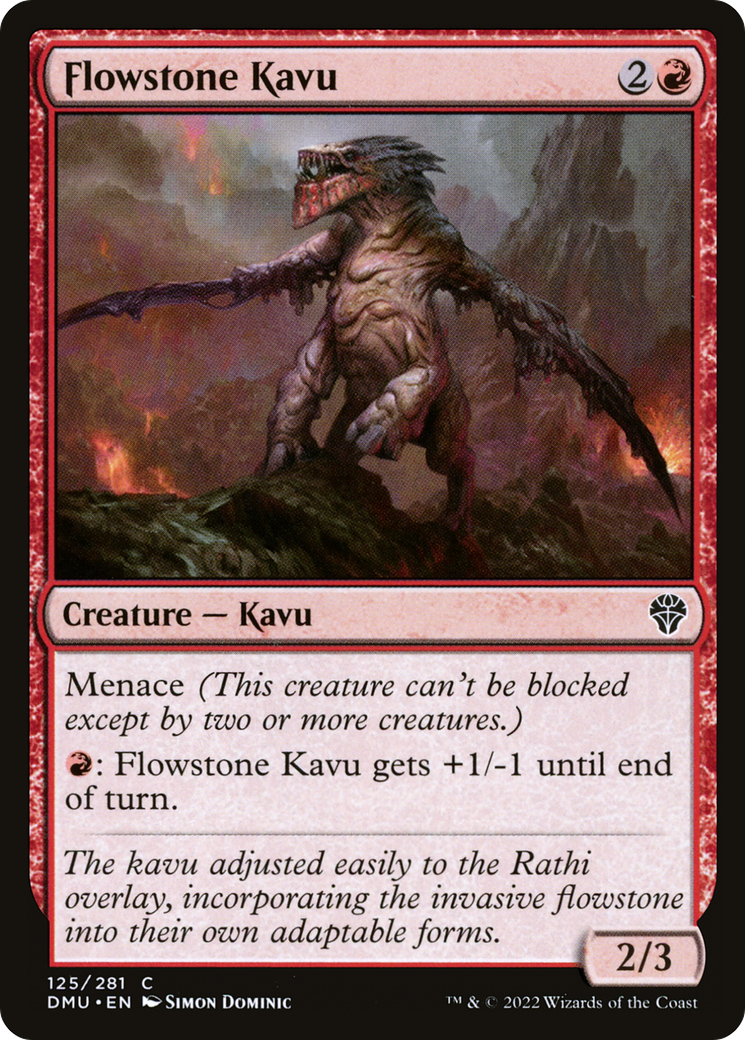 Flowstone Kavu (125) - Dominaria United