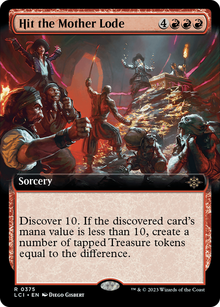 Hit the Mother Lode (Extended Art) (375) Foil - The Lost Caverns of Ixalan