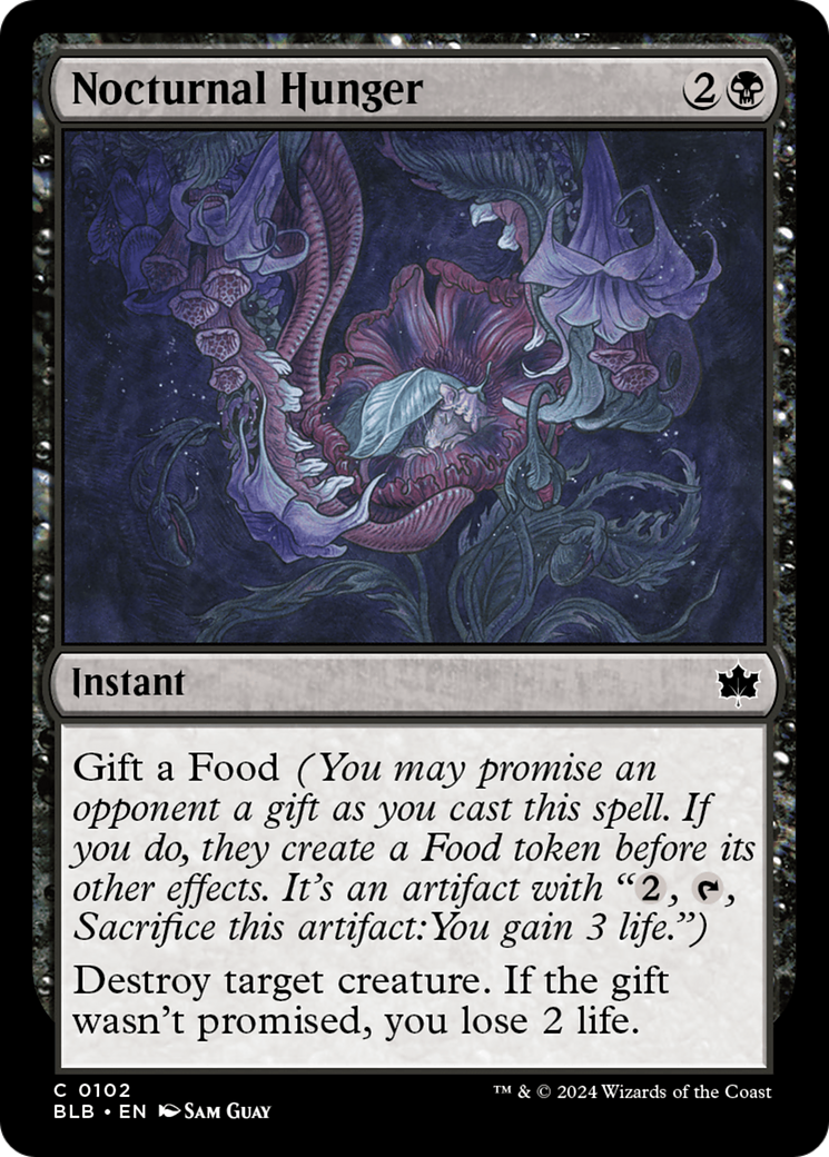 Nocturnal Hunger (102) Foil - Bloomburrow