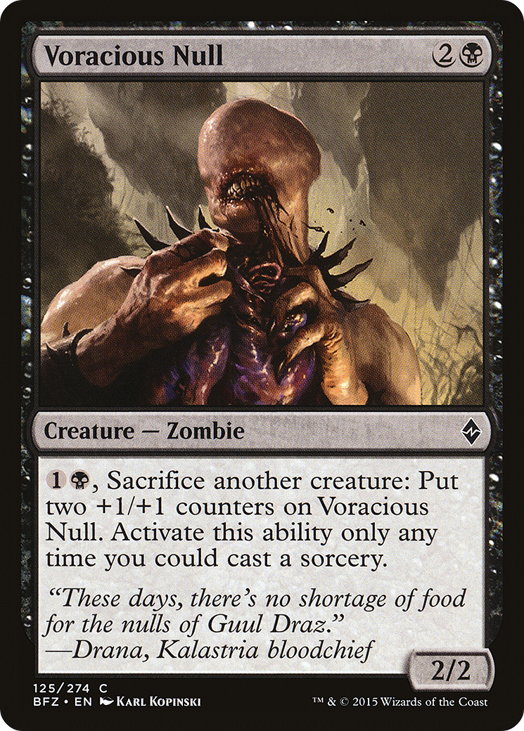 Voracious Null (125) - Battle for Zendikar