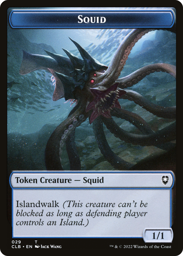 Squid (029) - Battle for Baldur's Gate Tokens