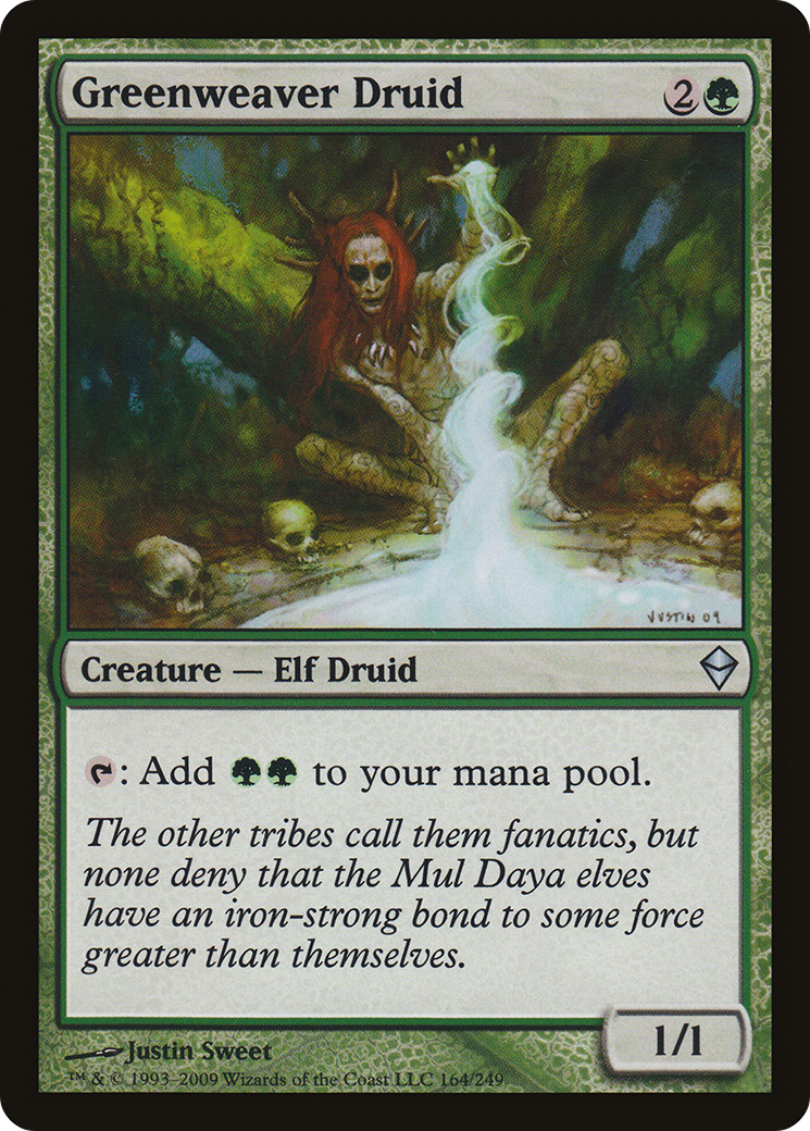 Greenweaver Druid (164) - Zendikar