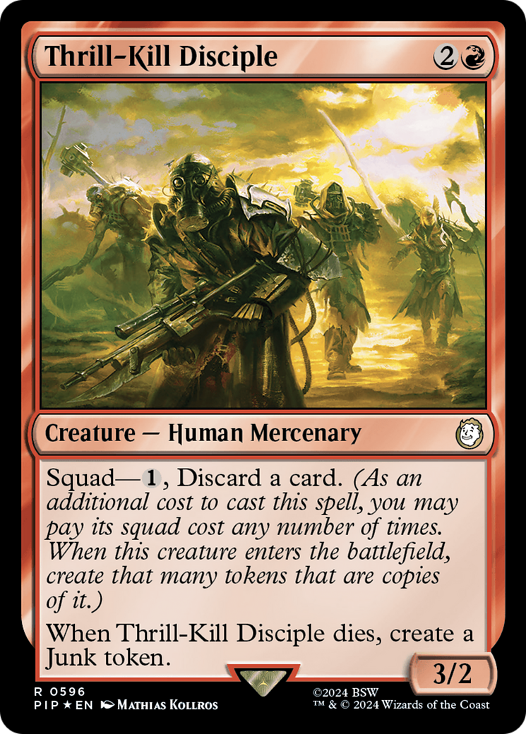 Thrill-Kill Disciple (Surge Foil) (596) Foil - Fallout