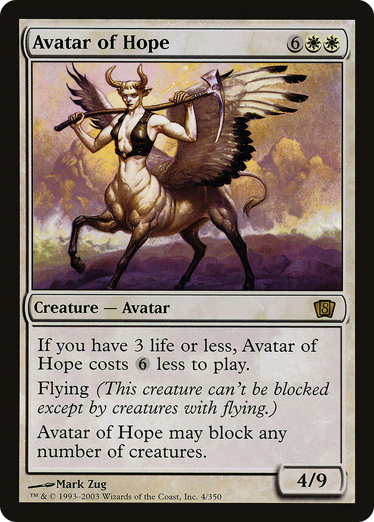 Avatar of Hope (004) - Eighth Edition