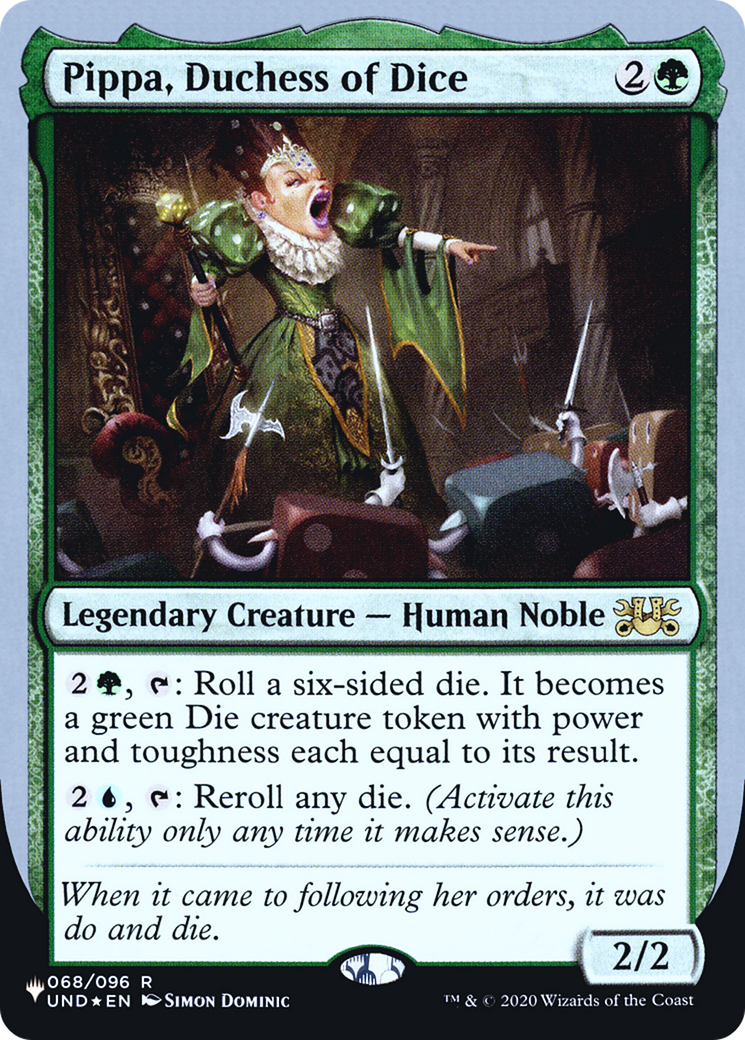 Pippa, Duchess of Dice (040) Foil - The List (Unfinity Foil Edition)