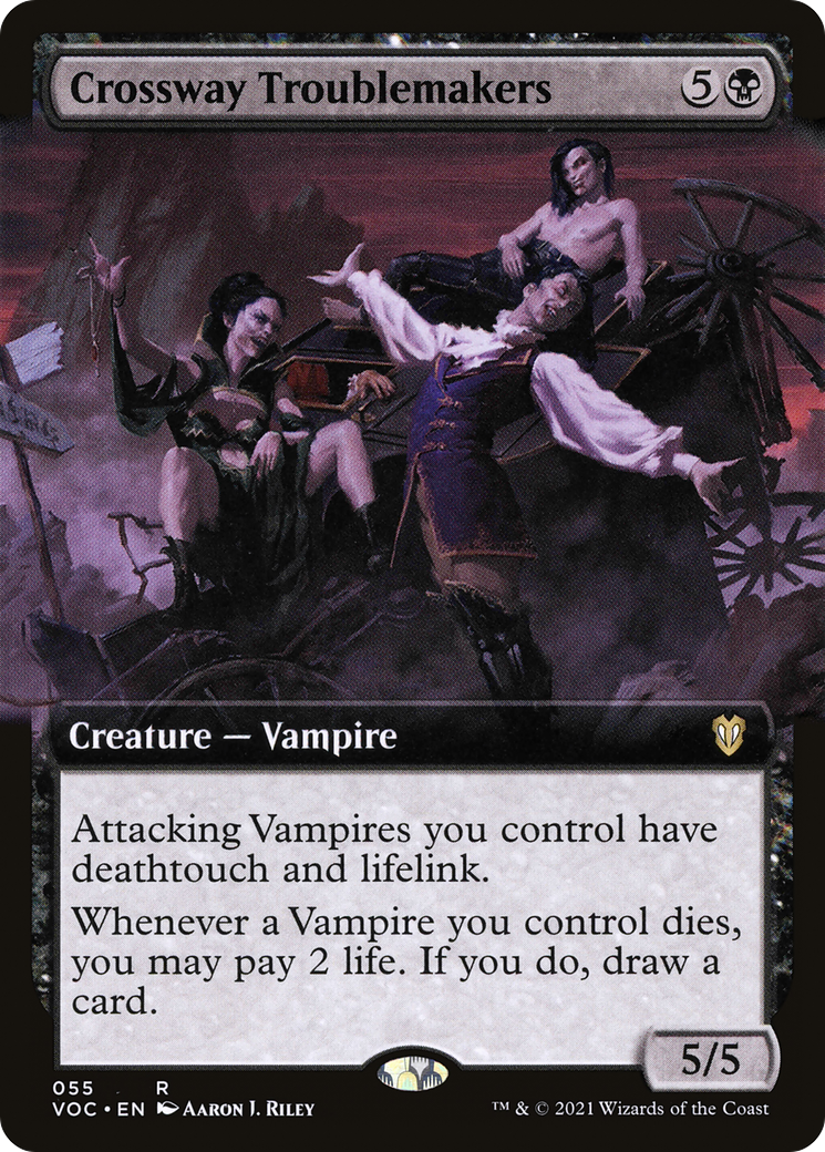 Crossway Troublemakers (Extended Art) (055) - Crimson Vow Commander