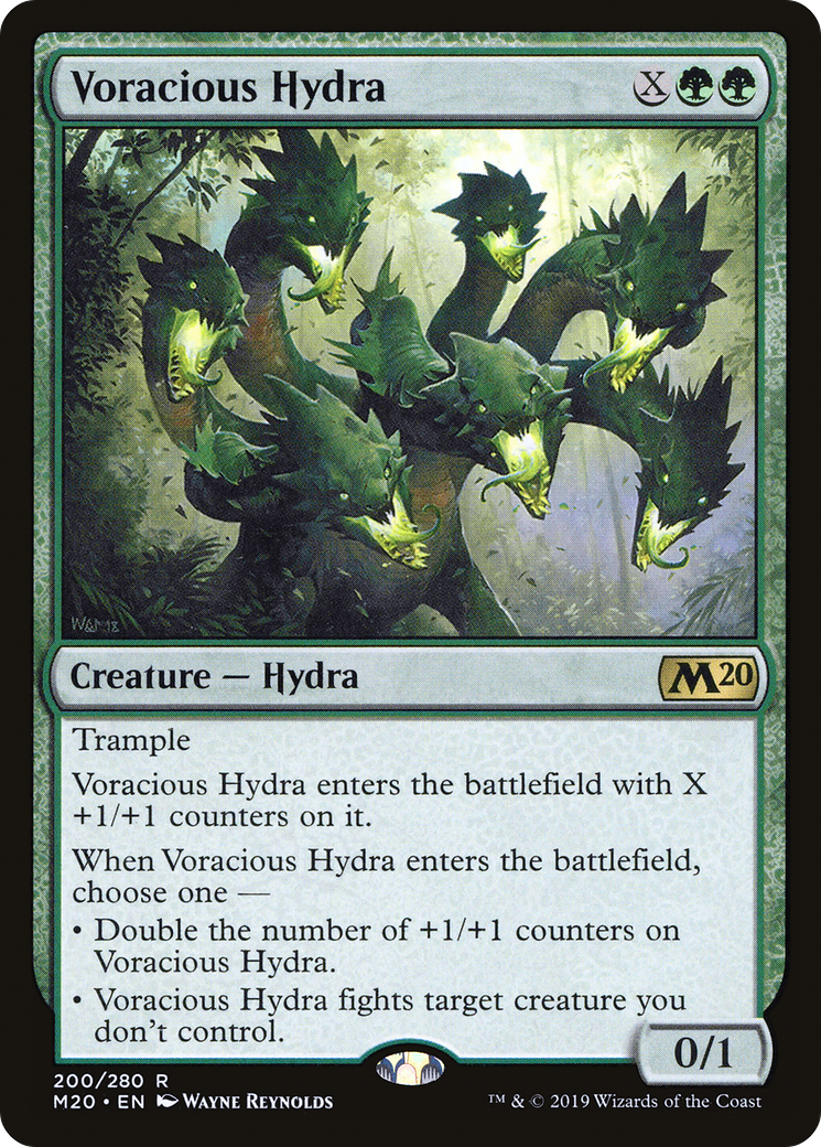 Voracious Hydra (200) Foil - Core Set 2020
