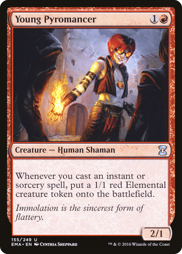 Young Pyromancer (155) Foil - Eternal Masters