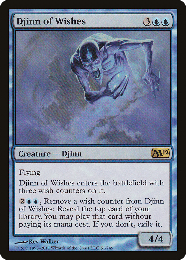 Djinn of Wishes (051) Foil - Magic 2012